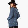 Quiltet stof chambray anker batik – jeansblå,  thumbnail number 7