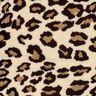 Sherpa teddyplys leopardmønster – mandel/sort,  thumbnail number 1