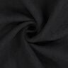 Hørstof ramie mix stonewashed, kraftig kvalitet – sort,  thumbnail number 2