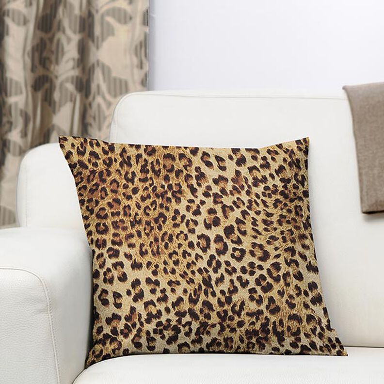 Jacquard gobelin Leopard – beige,  image number 5