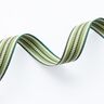 Vævet bånd Ethno [ 15 mm ] – mørkegrøn/græsgrøn,  thumbnail number 2