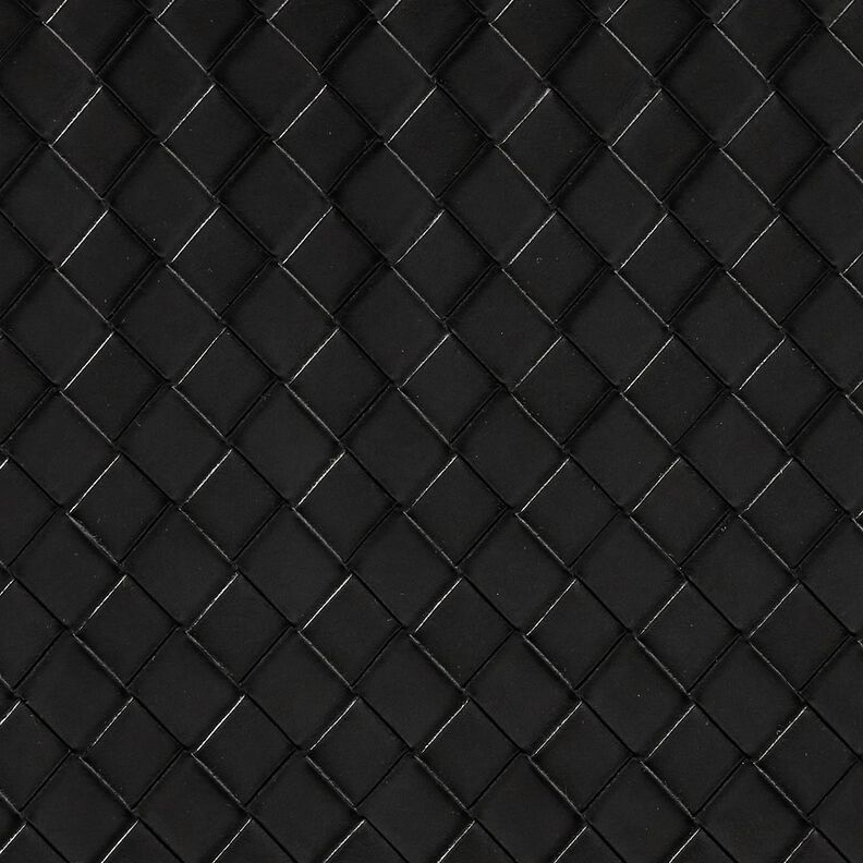 Kunstlæder flettet | Katia Fabrics – sort,  image number 1