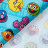 Bomuldspoplin Licensstof Sesame Street | Sesame Workshop – azur,  thumbnail number 4