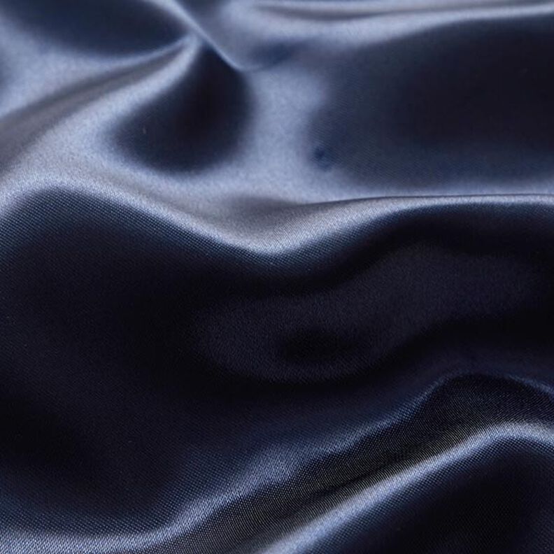 Polyestersatin – natblå,  image number 3
