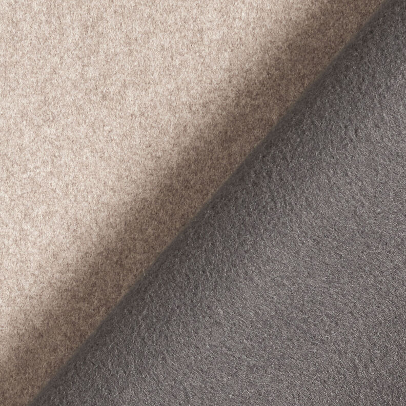 Termo-gardinstof fint melange – lysebrun,  image number 5