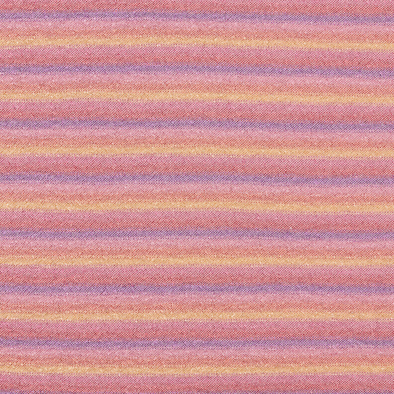 Glitter jersey striber i farveforløb – pink,  image number 1