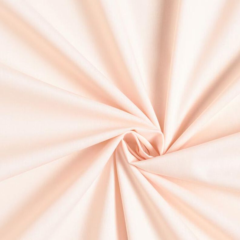Bomuldspoplin Ensfarvet – rosé,  image number 1