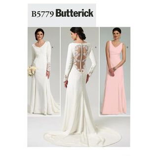 Brudekjole, Butterick 5779|38 - 46, 
