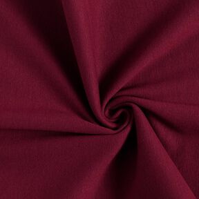 Rib stof ensfarvet – bordeaux, 
