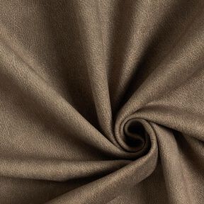 Polsterstof fl&oslash;jlslook &ndash; m&oslash;rk taupe, 