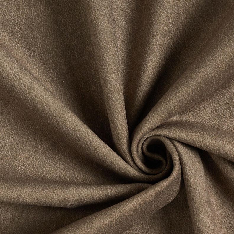 Polsterstof fl&oslash;jlslook &ndash; m&oslash;rk taupe,  image number 1