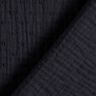 Musselin/Dobbelt-Crincle stof dobby – sort | Reststykke 70cm,  thumbnail number 4