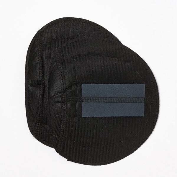 Skulderpuder til frakker og jakker [17 x 14,5 cm] | YKK – sort,  image number 1