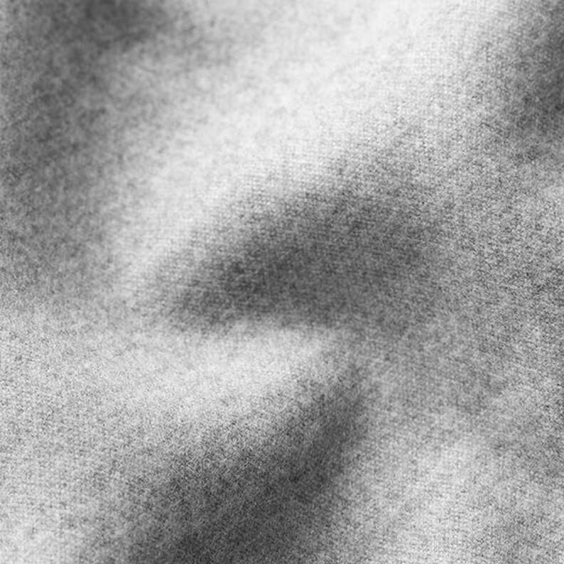 Frakkestof genanvendt polyester melange – lysegrå,  image number 2
