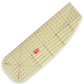 Strygelineal [30 x 10 cm] | Prym – transparent, 