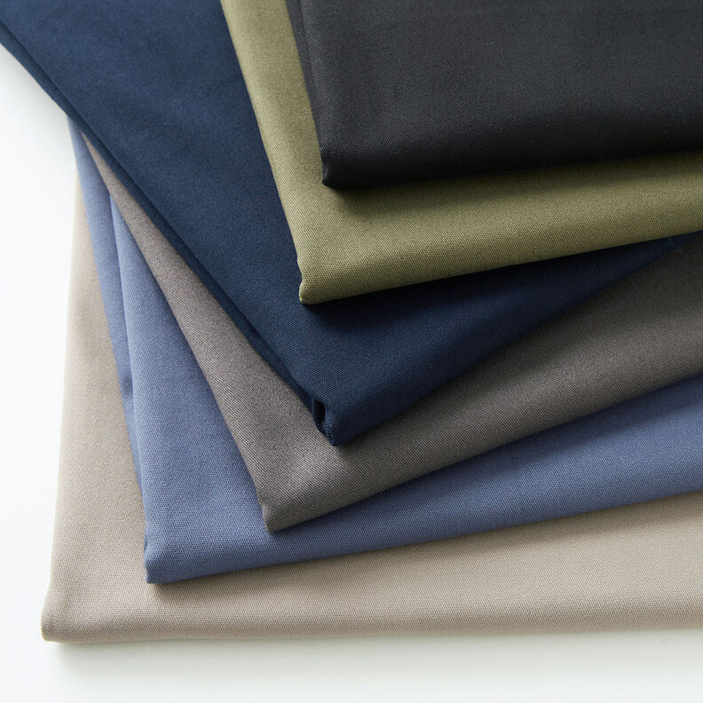 Bomuldskiper Stretch – mørk taupe,  image number 4