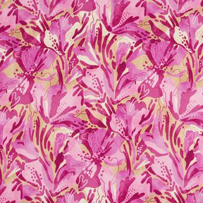 crepe-satin havblomster &ndash; drue/pastelviolet, 