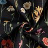 Dekorationsstof Gobelin vilde blomster – sort/rosé,  thumbnail number 3