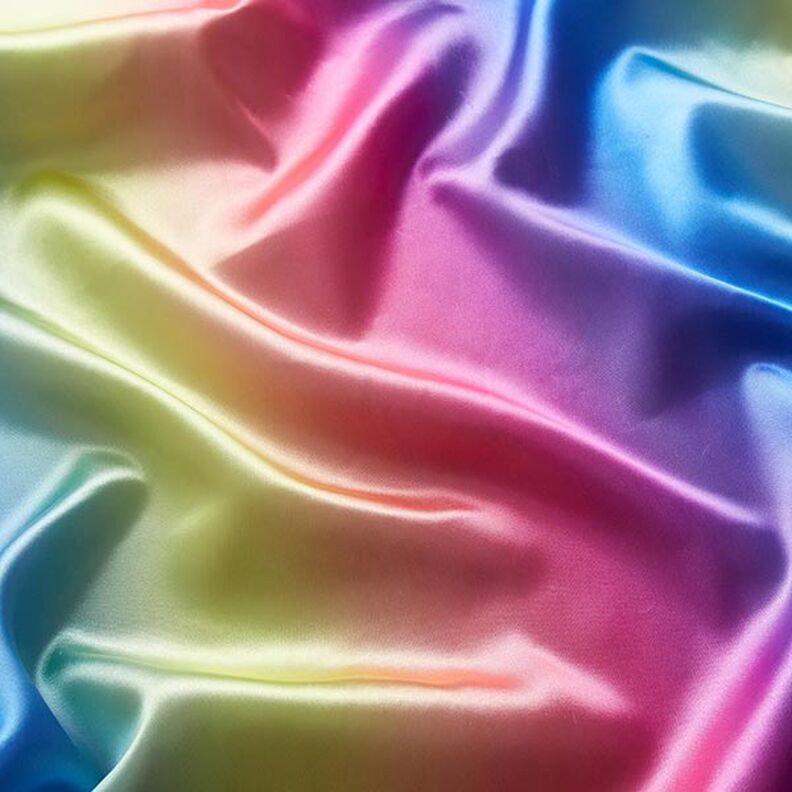 Polyestersatin regnbue farveforløb,  image number 3