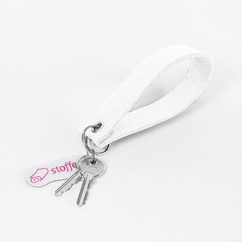 Filt 90 cm / 3 mm tykt – hvid,  image number 5