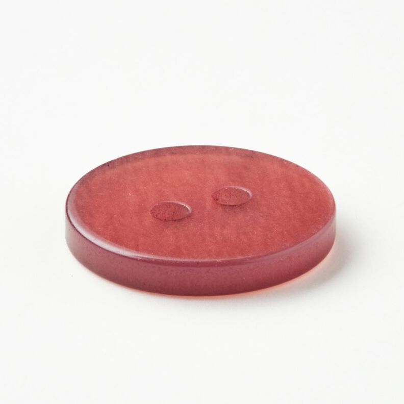 2-hulsknap blank [Ø 15 mm] – mørk gammelrosa,  image number 3