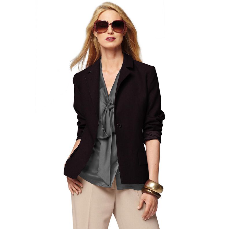 Bi-stretch Gabardine – sort,  image number 6