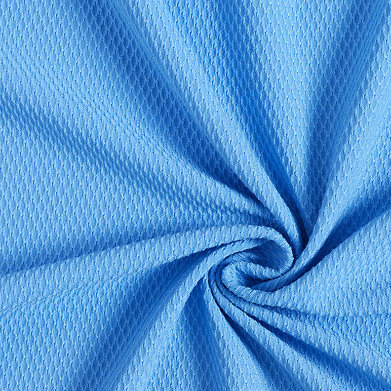 Jacquard jersey struktur – strålende blå,  image number 3