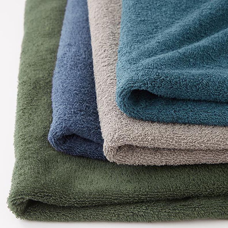 Frottéstof – petrol,  image number 8