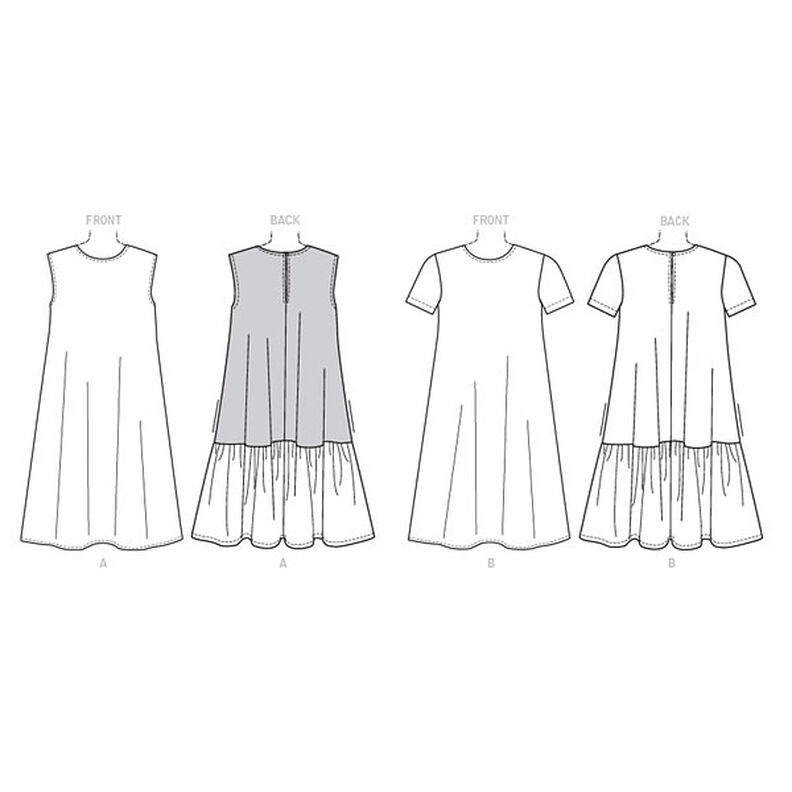 A-linje-kjole, Vogue 9237 | XS - M,  image number 10