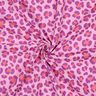 Musselin/Dobbelt-Crincle stof bunt leopardprint | Poppy Fabrics &ndash; pastelviolet/r&oslash;dlilla,  thumbnail number 3
