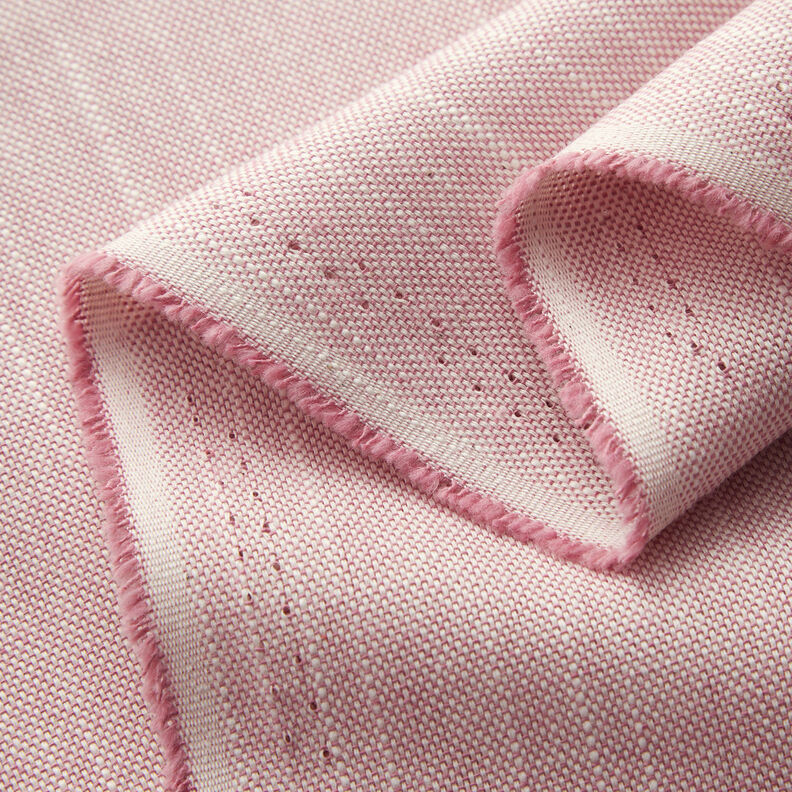 Dekorationsstof Halvpanama let struktur – rosa/lysebeige,  image number 3