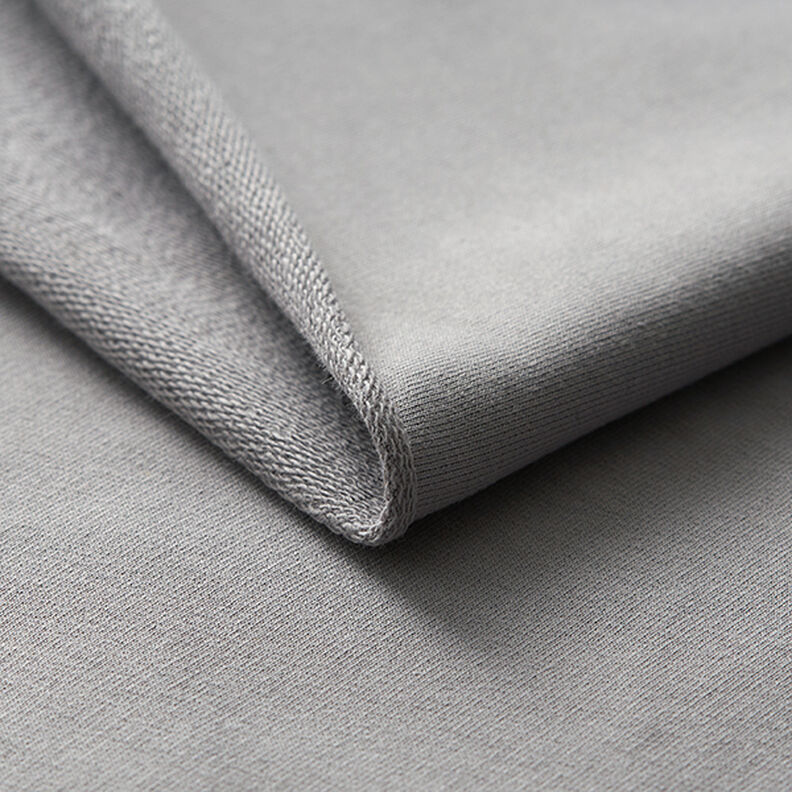 French Terry tung – sølv,  image number 4