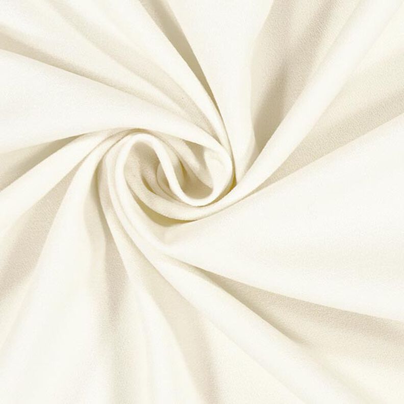 Crêpe Georgette Moss – uldhvid,  image number 2