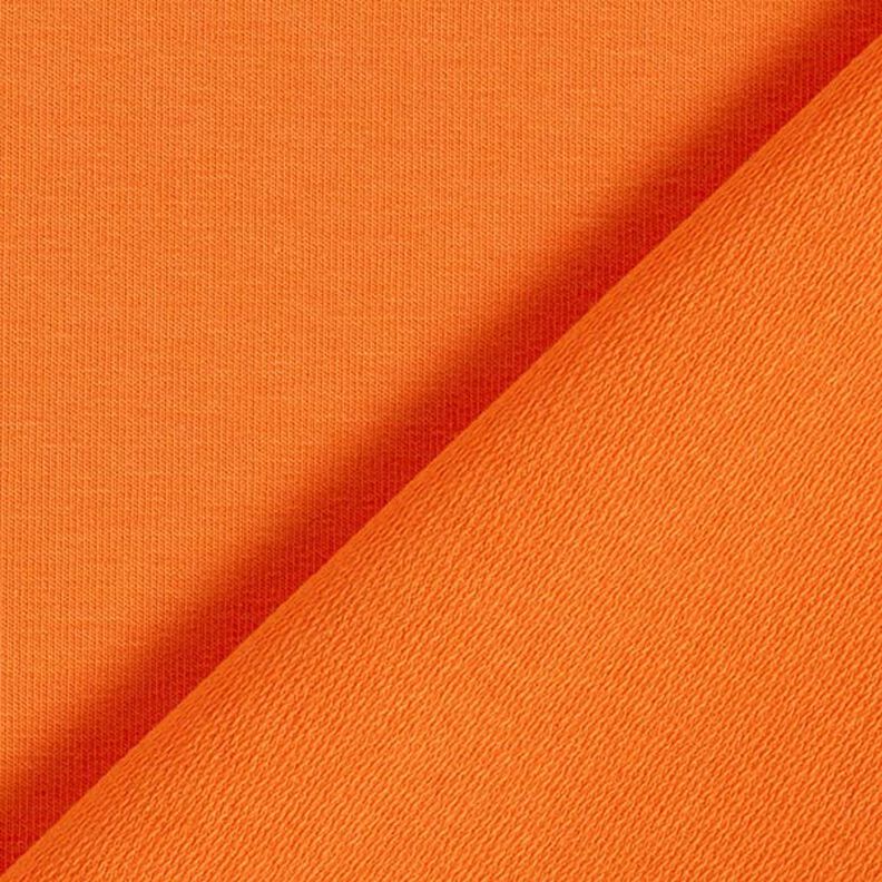 Let French Terry ensfarvet – orange,  image number 5