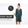 FRAU MARY - kjole med V-udskæring og flæseskørt, Studio Schnittreif  | XS -  XXL,  thumbnail number 1