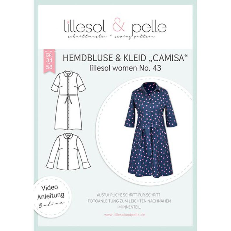 Skjorte og kjole Camisa | Lillesol & Pelle No. 43 | 34-58,  image number 1