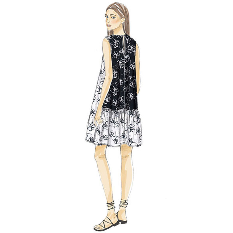 A-linje-kjole, Vogue 9237 | XS - M,  image number 3