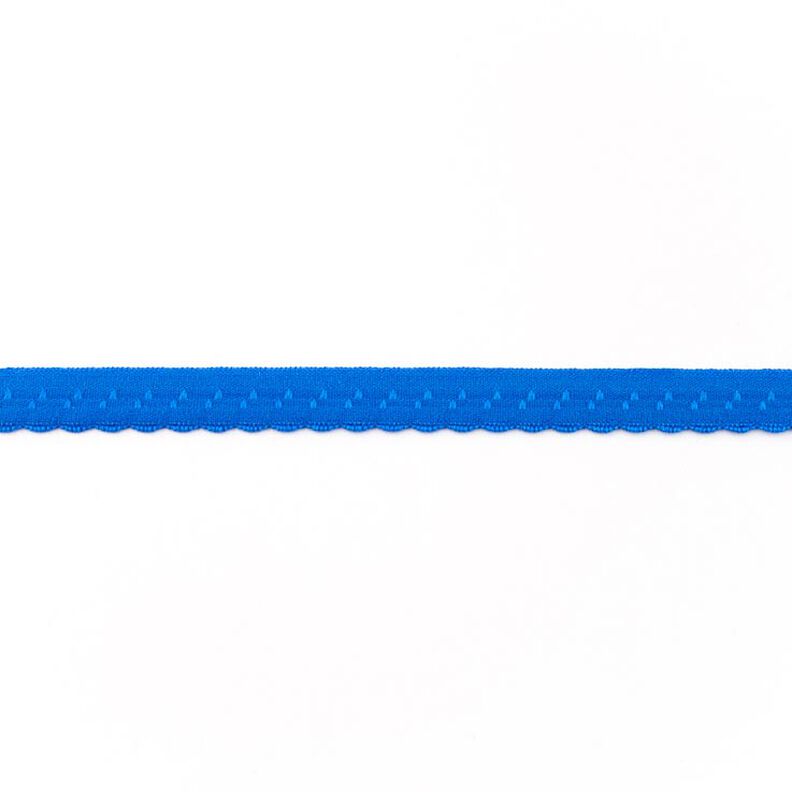 Elastisk indfatningsbånd Blonder [12 mm] – kongeblå,  image number 1