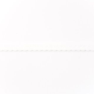 Elastisk indfatningsbånd Blonder [12 mm] – hvid, 