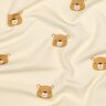 GOTS Bomuldsjersey bjørne | Poppy Fabrics – uldhvid/lysebrun,  thumbnail number 2