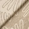 Dekorationsstof Jacquard bladkonturer – natur,  thumbnail number 4