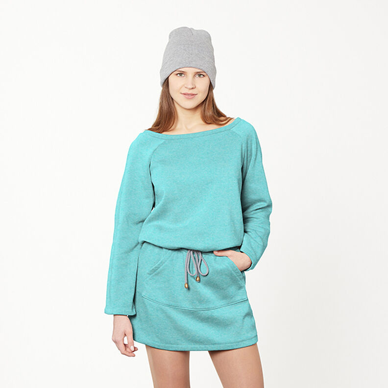 Melange Sweatshirt lys – mint,  image number 6