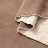 Velour med sherpa-fór – mellembrun,  thumbnail number 2