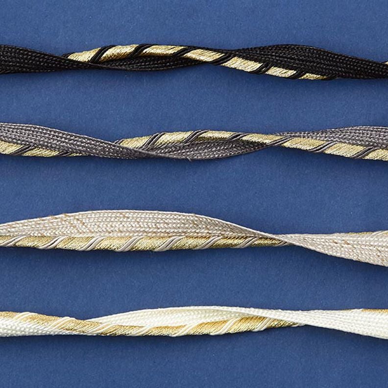 Paspelbånd - creme/guld,  image number 2