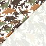 Bomuldsjersey Camouflage dinosaurer – elfenben/kastaniebrun,  thumbnail number 4