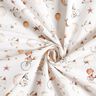 Bomuldspoplin Dyr i drømmeland Digitaltryk – uldhvid,  thumbnail number 3