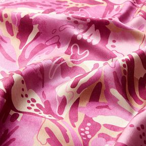 crepe-satin havblomster &ndash; drue/pastelviolet, 