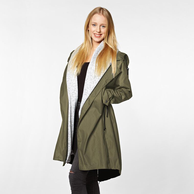 Stof til regnjakker ensfarvet – reed,  image number 7