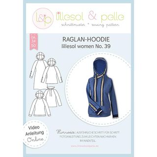 Raglan-hoodie, Lillesol & Pelle No. 39 | 34 – 50, 
