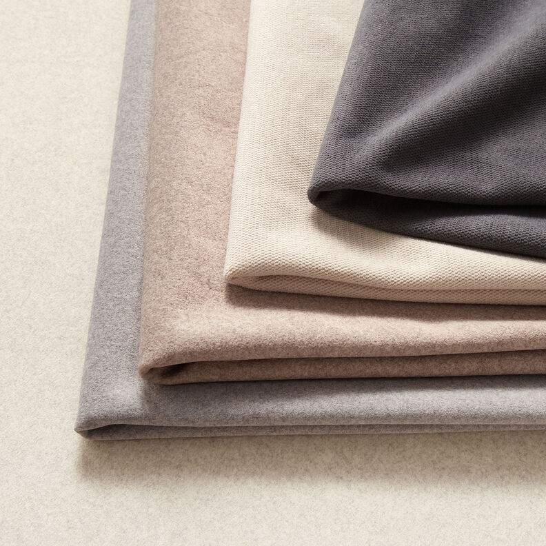 Termo-gardinstof fint melange – elefantgrå,  image number 6